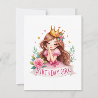 Princess Birthday Girl Crown