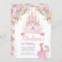 Princess Birthday Invitation