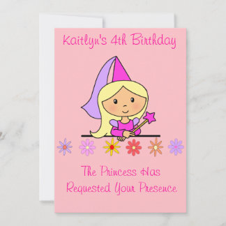 Princess Birthday Invitation