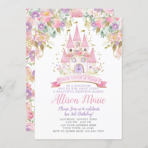 Princess Birthday Invitation