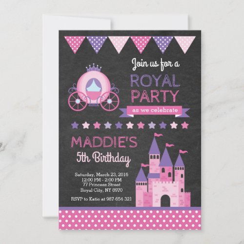 Princess Birthday Invitation