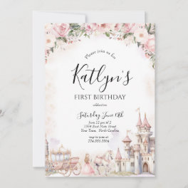 Princess Birthday Invitation, Enchanted Invite