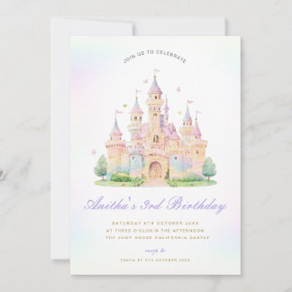 Princess Birthday Invitation, Magic Castle Party I Invitation