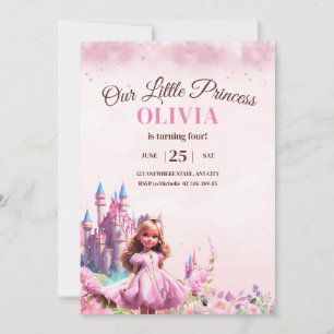 Princess Birthday Invitation Princess Castle Magic