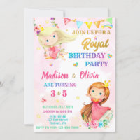 Princess birthday invitation Royal invitation