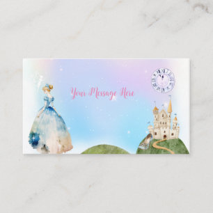 Princess Birthday Kids Enclosure Card