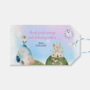 Princess Birthday Kids Thank You Gift Tags