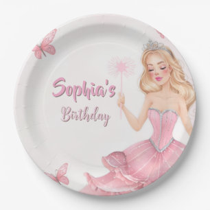 Princess Birthday Paper Plates
