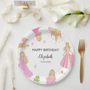 Princess Birthday  Paper Plates