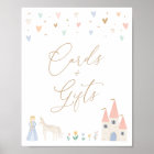 Princess Birthday Party Cards and Gifts Sign