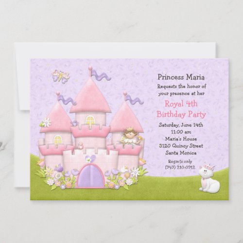 Princess Birthday Party Invitation