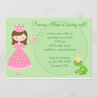 Princess Birthday Party Invitation