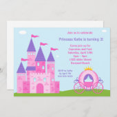 Princess Birthday Party Invitation (Front/Back)