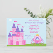 Princess Birthday Party Invitation (Standing Front)