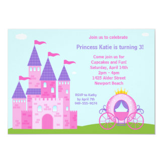 princess birthday invitation