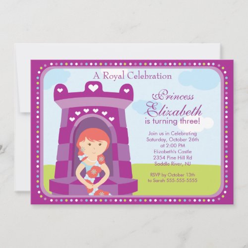 Princess Birthday Party Invitation