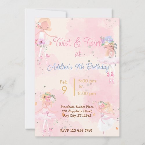 Princess Birthday Party Invitation