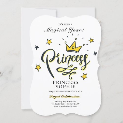 Princess Birthday Party Invitation