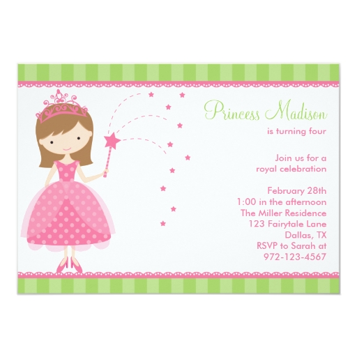 Invitations For Princess Party 8
