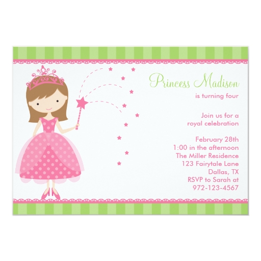 Invitations For Princess Party 8