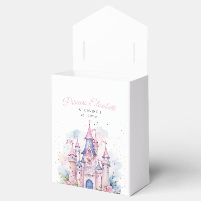 Princess Birthday Party, Princess Castle Birthday Favor Boxes (Opened)