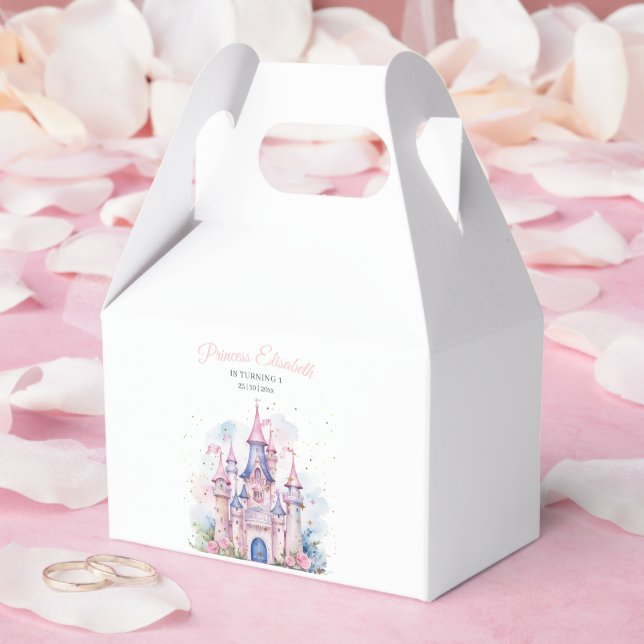 Princess Birthday Party, Princess Castle Birthday Favor Boxes (Wedding)