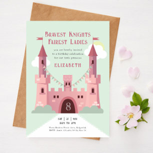 Princess Birthday Party, Royal Girl Birthday Invitation