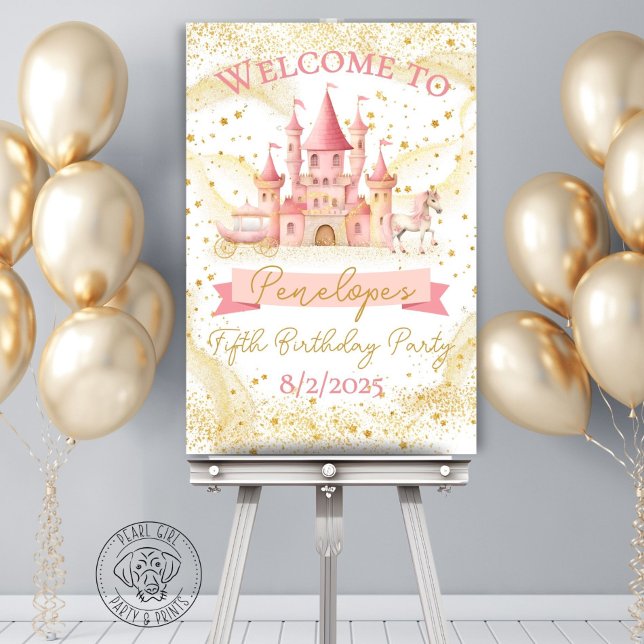 Princess Birthday Party Welcome Sign (Creator Uploaded)
