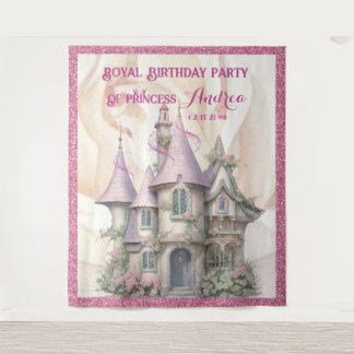 Princess Birthday Photo Booth - Photo Backdrop