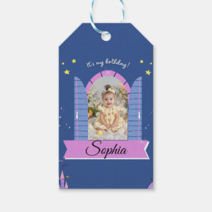 Princess Birthday Photo Favor Tag