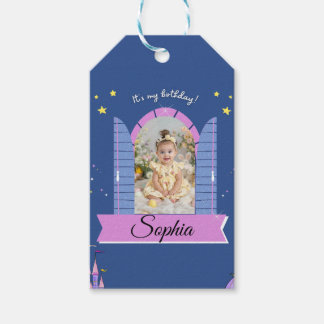 Princess Birthday Photo Favor Tag