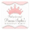 Princess Birthday Pink Crown Favor Sticker