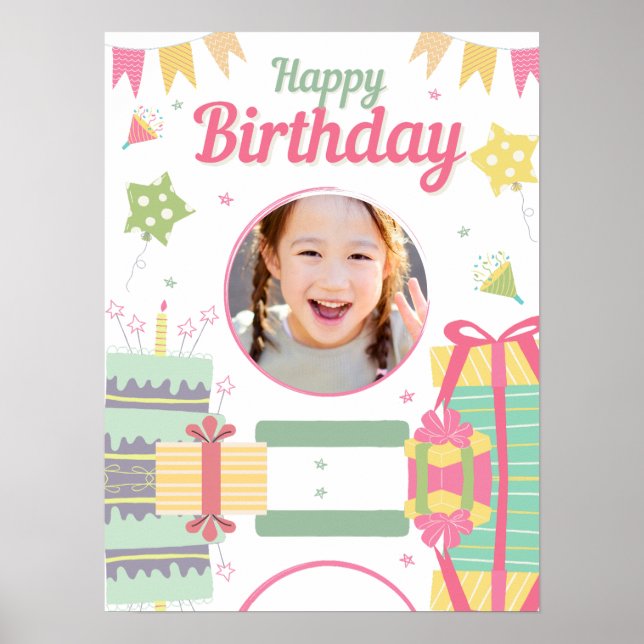 princess birthday poster (Front)