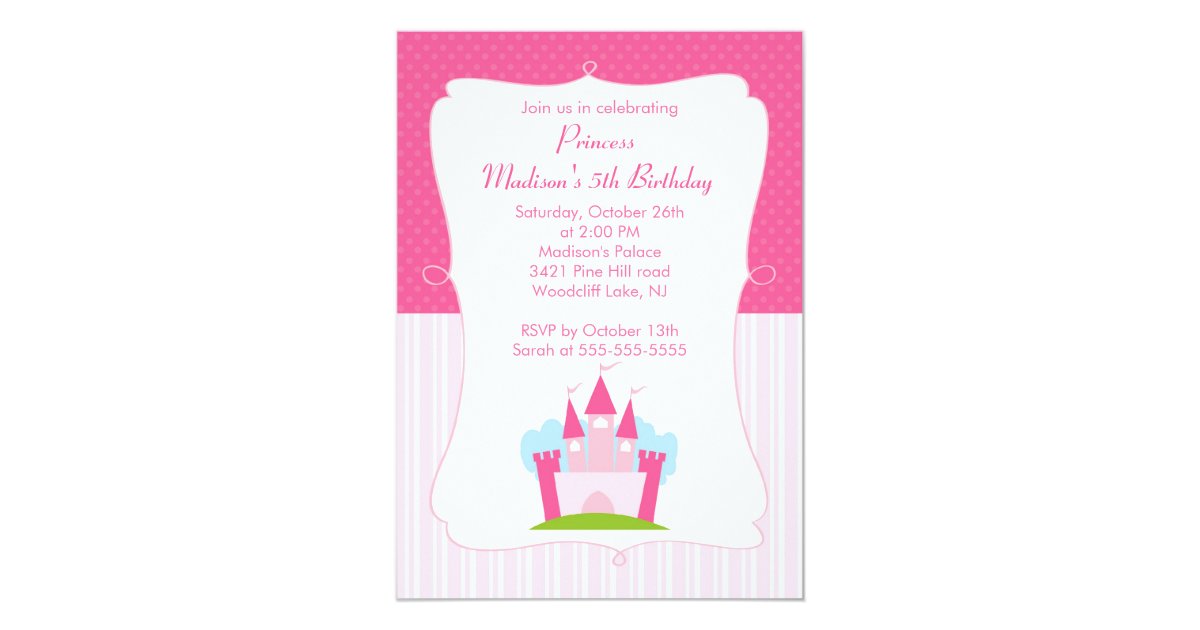 Pretty In Pink Birthday Party Invitations 9