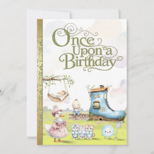 Princess Birthday Storybook Invitation