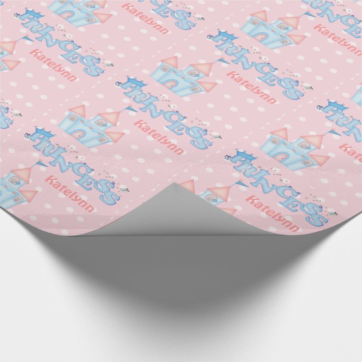 Princess Birthday Wrapping Paper Zazzle