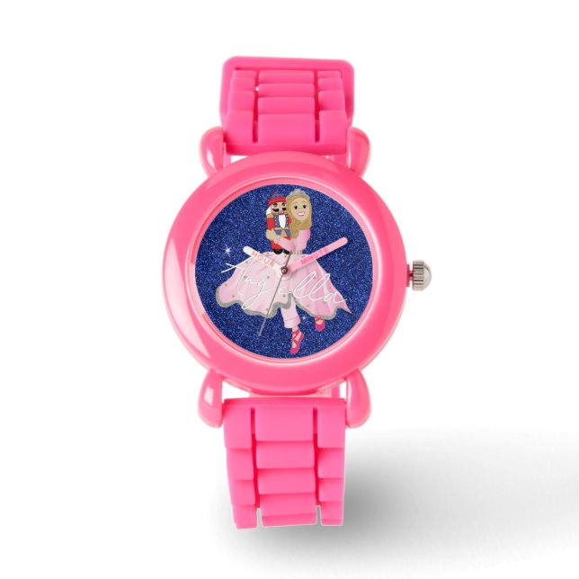 Princess Blond Haired Ballerina Watch (Front)
