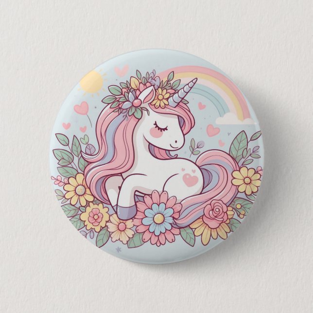 Princess Blossom Button (Front)