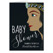 Princess Blue Baby Shower Invitation (Front)