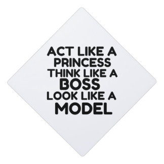 Princess Boss Model Graduation Cap Topper
