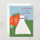 Princess Bridal Shower, I do Invitation Postcards (Front/Back)