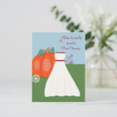 Princess Bridal Shower, I do Invitation Postcards (Standing Front)