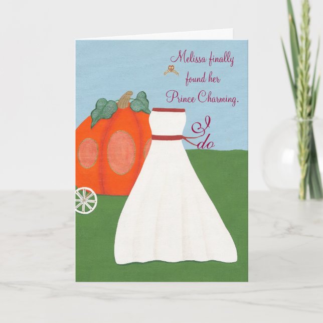 Princess Bride Bridal Shower Invitations Cards (Front)