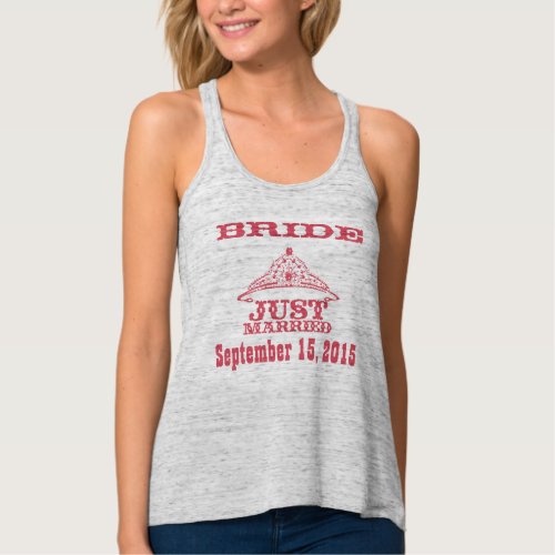 Princess Bride Just Married Wedding  Tank Top