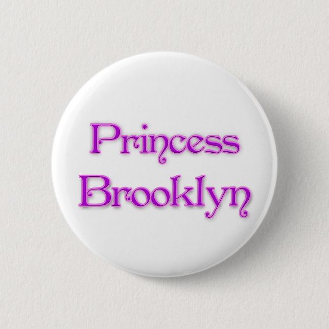 Princess Brooklyn Button (Front)