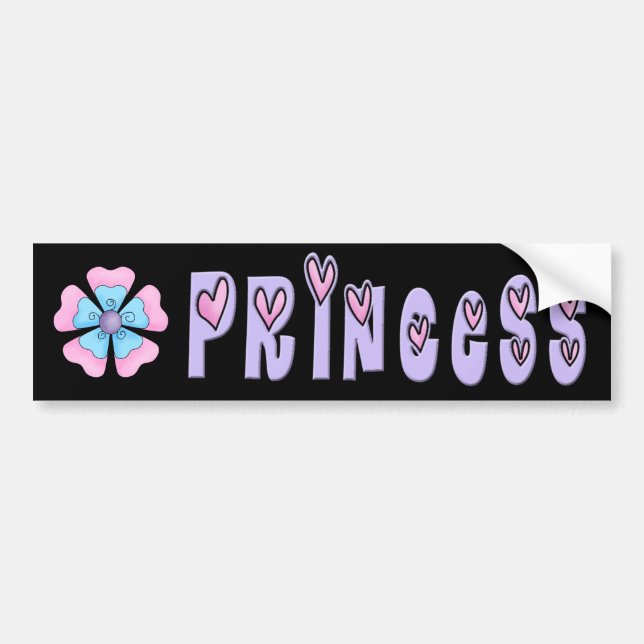 Princess Bumper Sticker (Front)
