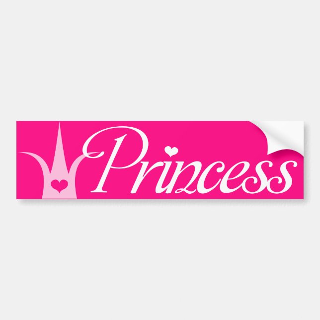 Princess Bumper Sticker (Front)