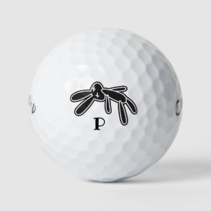 Princess bunny with your initial golf balls