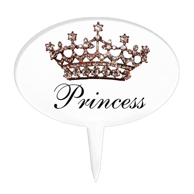 "Princess" Cake Topper (Front)