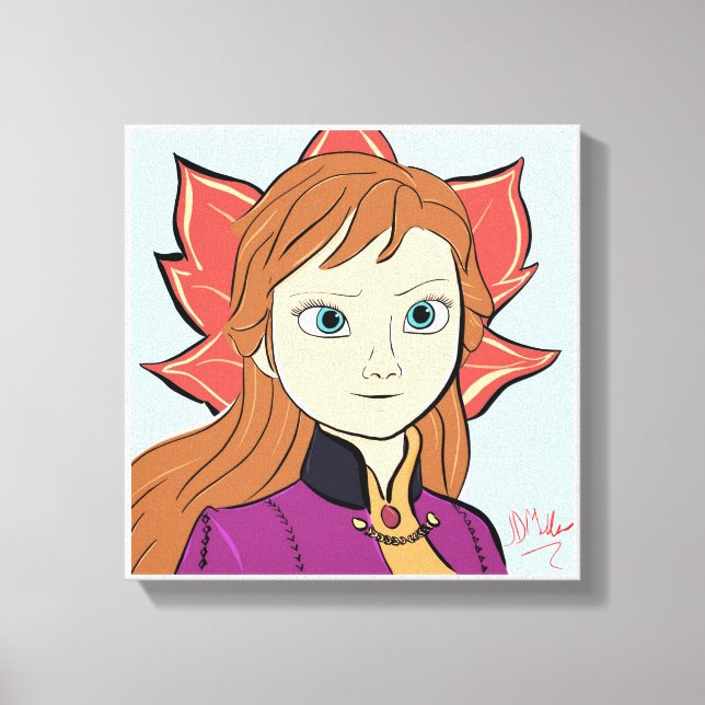 Princess Canvas Print Wall Art (Front)